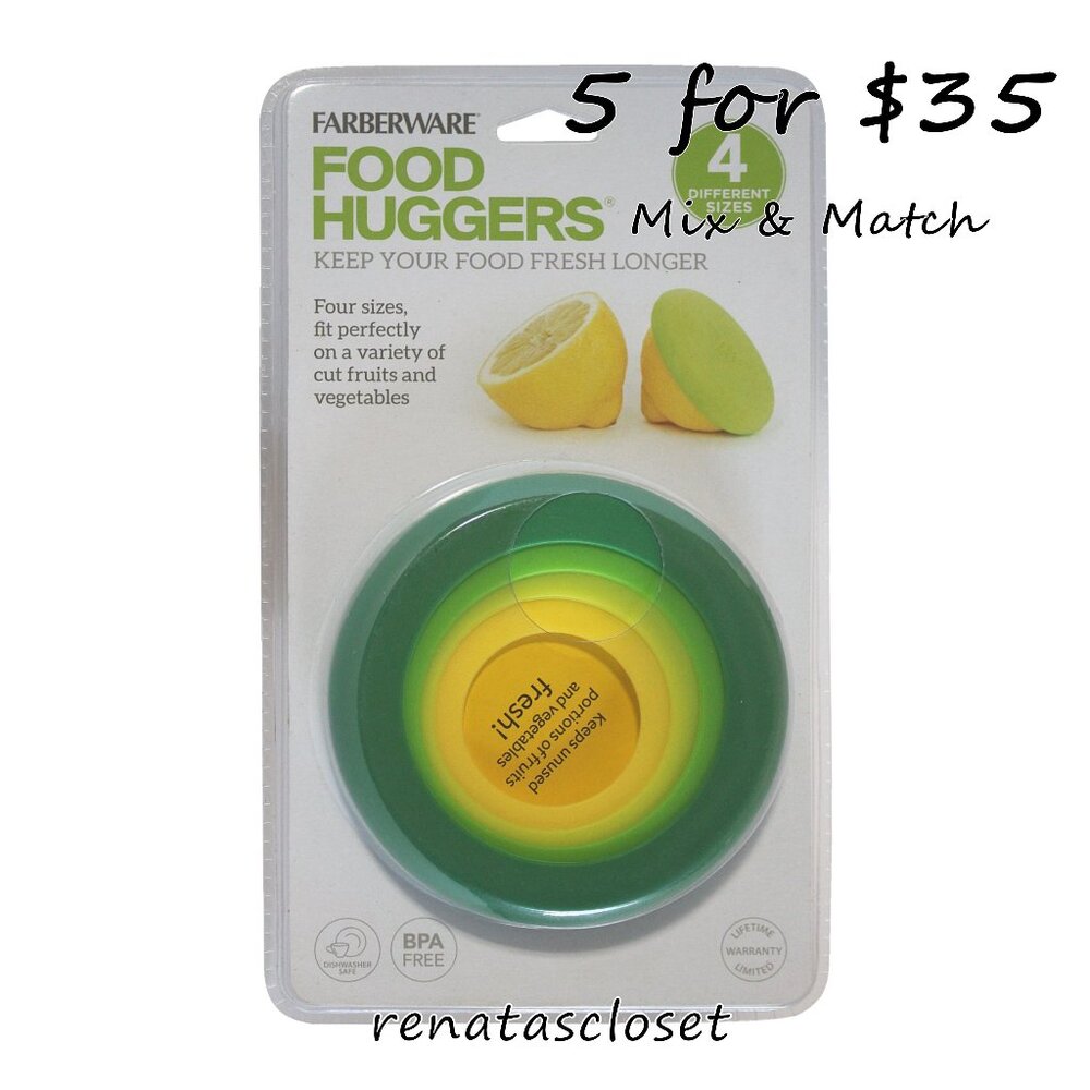 Farberware 4-pk Food Huggers NWT/NIP